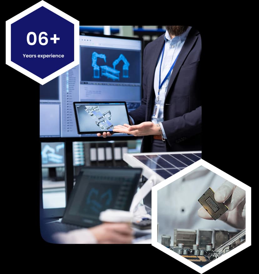 Engineering team showcasing advanced GPS hardware solutions with 6+ years of industry experience.
