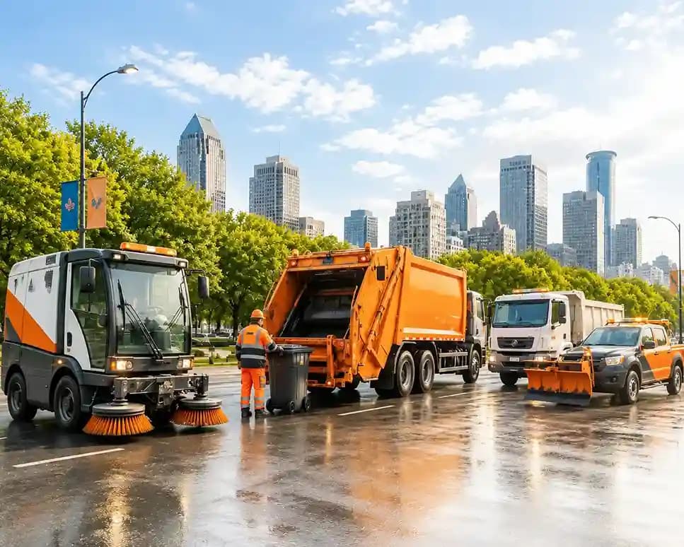 Smart fleet management system for public sector and municipal fleets with vehicle administration, maintenance tracking, and operational efficiency.