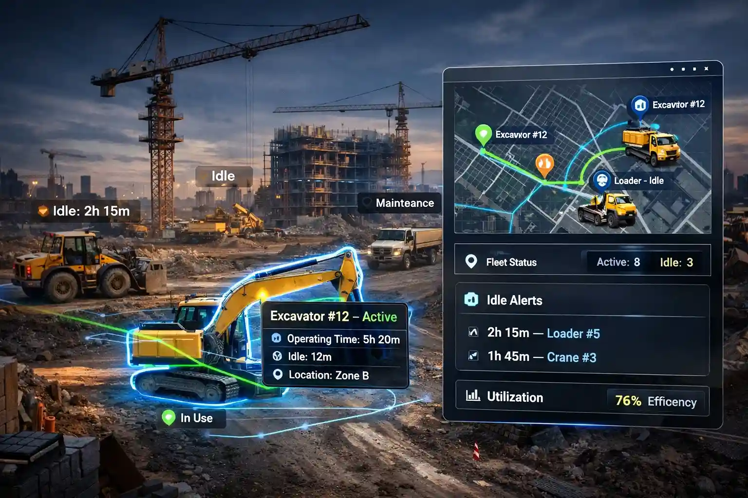 Construction Equipment Tracking