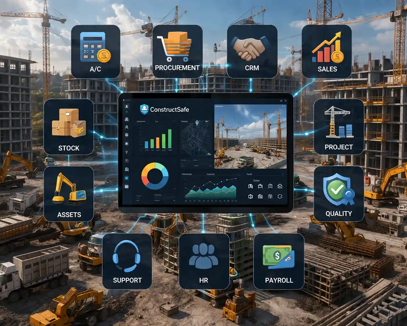 ERP Integration for Construction Operations