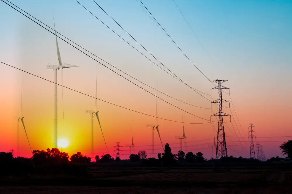 Energy and utilities industry powered by ai services for smart grid and renewable management.