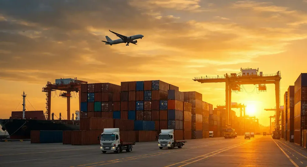 Smart port logistics powered by ai services.