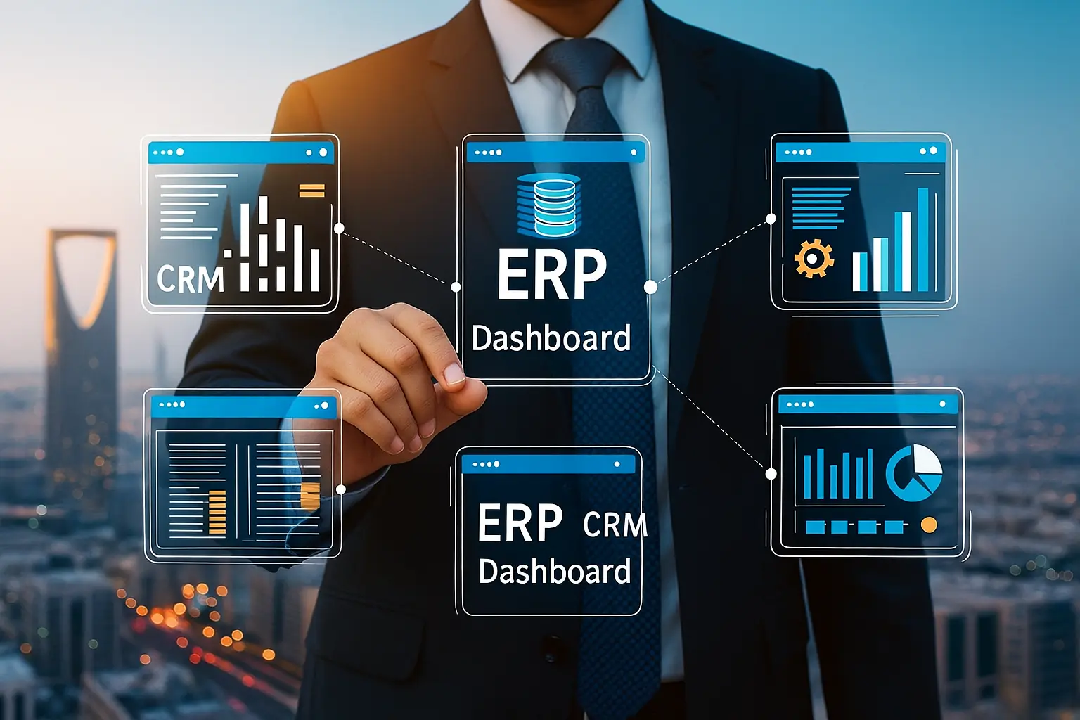 ERP and CRM system in saudi arabia