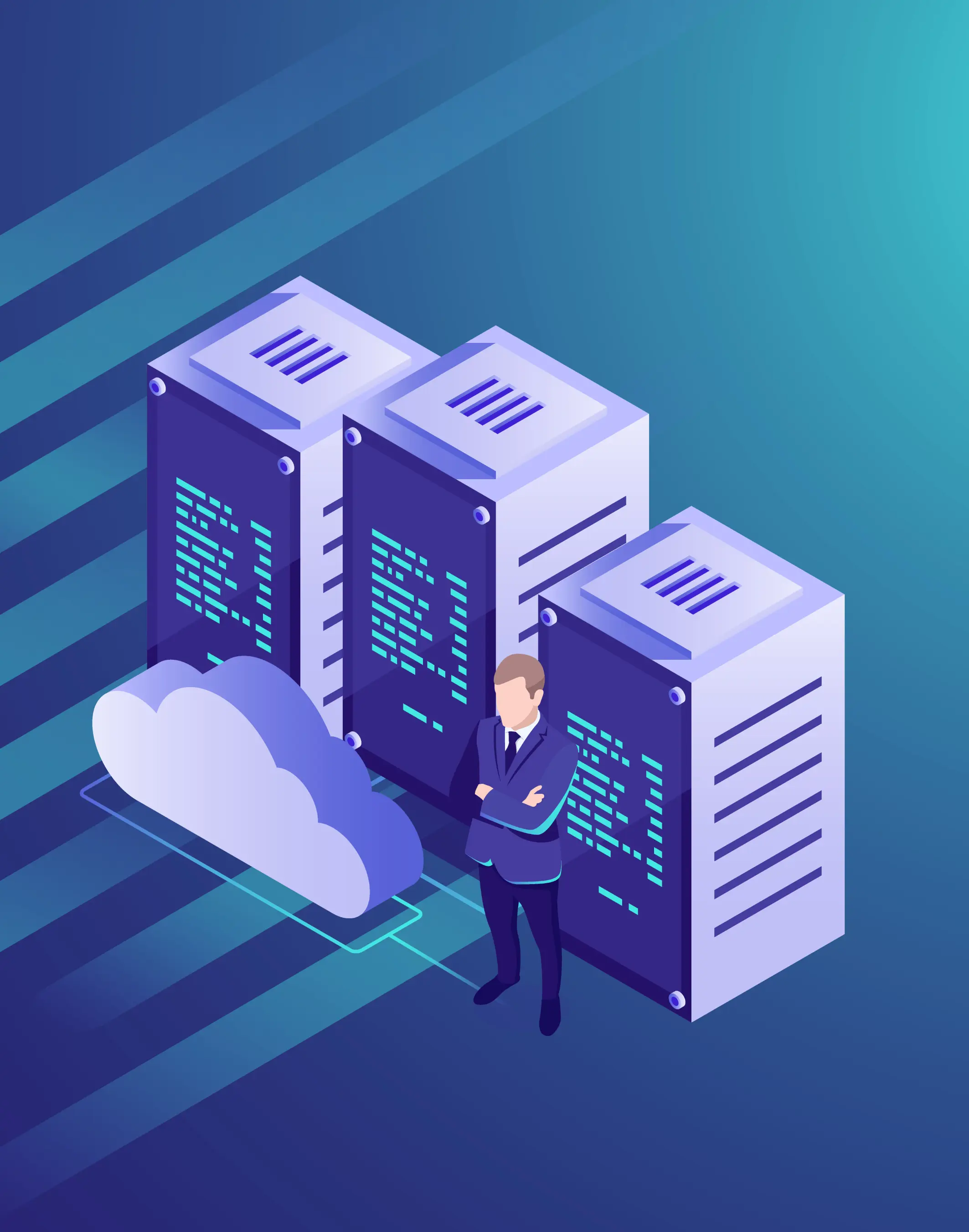 Modern cloud infrastructure and data centers