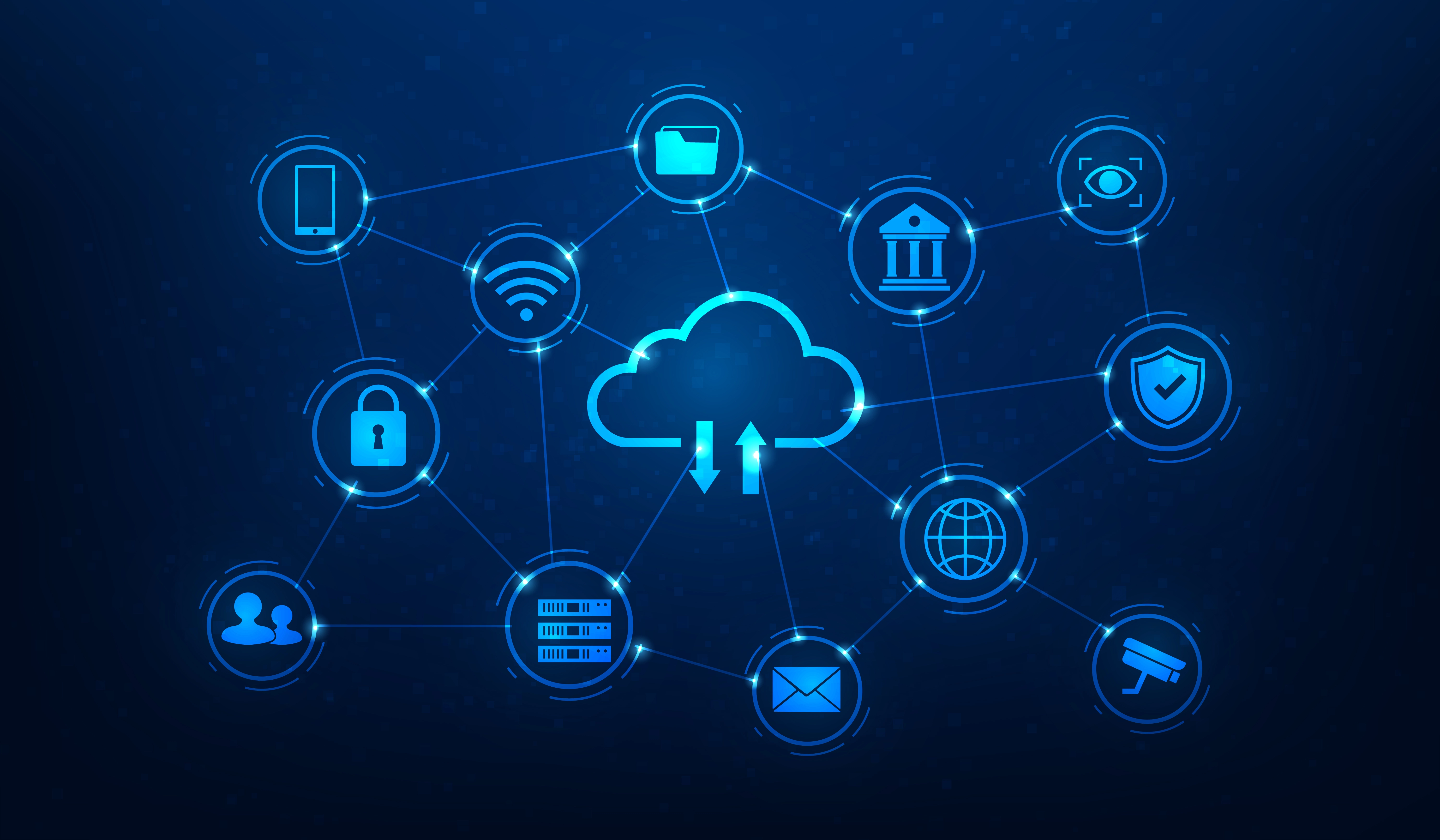 Professional team consulting on cloud solutions