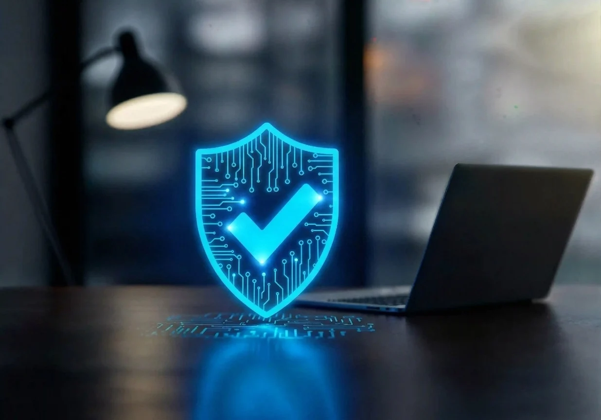 Secure ERP cloud dashboard representing privacy data sovereignty and self-hosted AI infrastructure.
