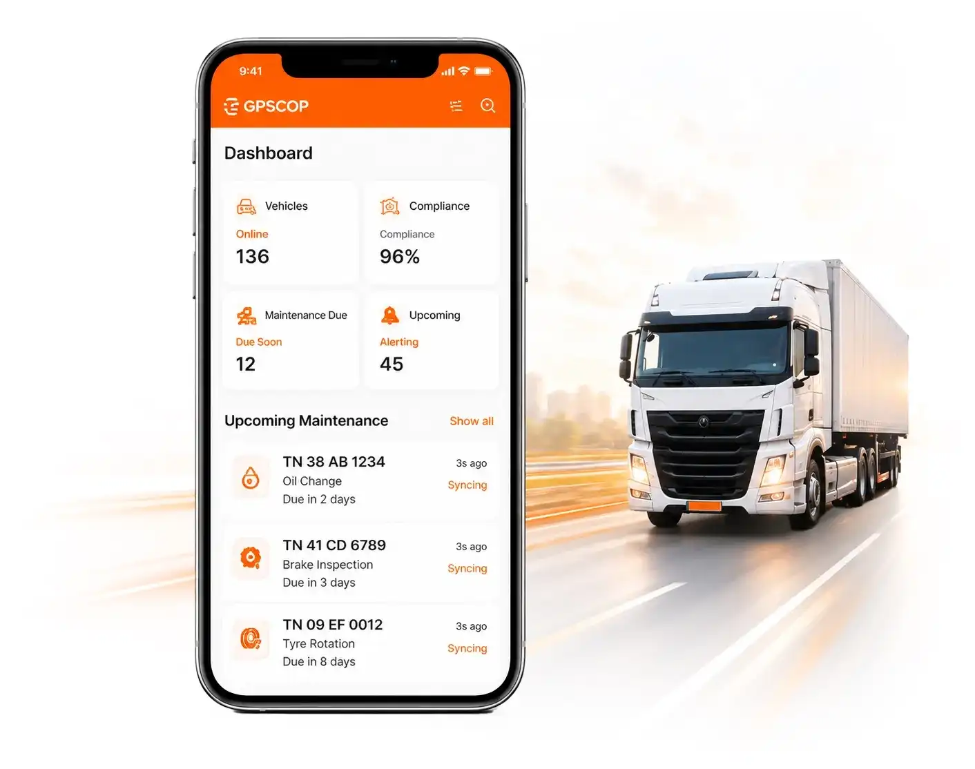 Fleet management mobile application
