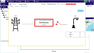 image 1 of street light monitoring data
