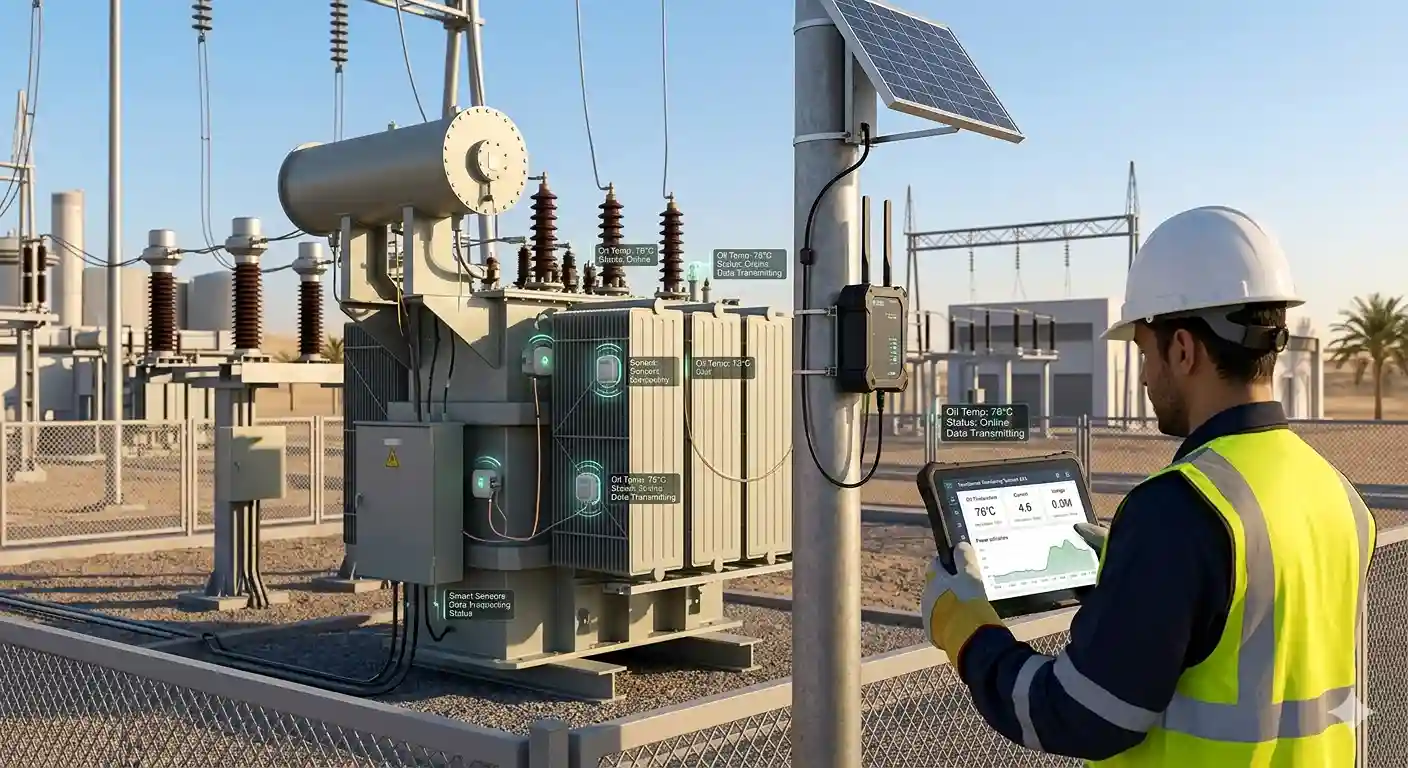 Transformer condition monitoring IoT Saudi Arabia