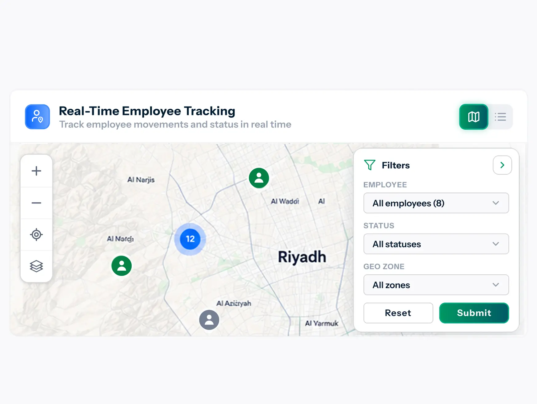 Real-Time Employee Tracking