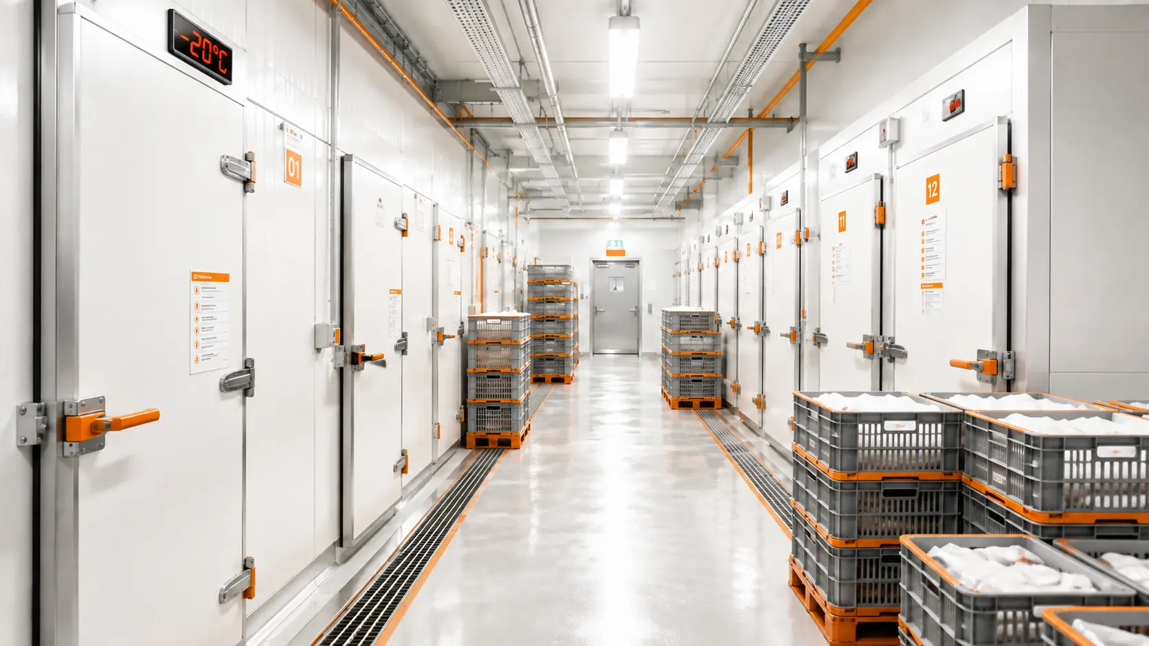 Temperature monitoring for cold storage facilities