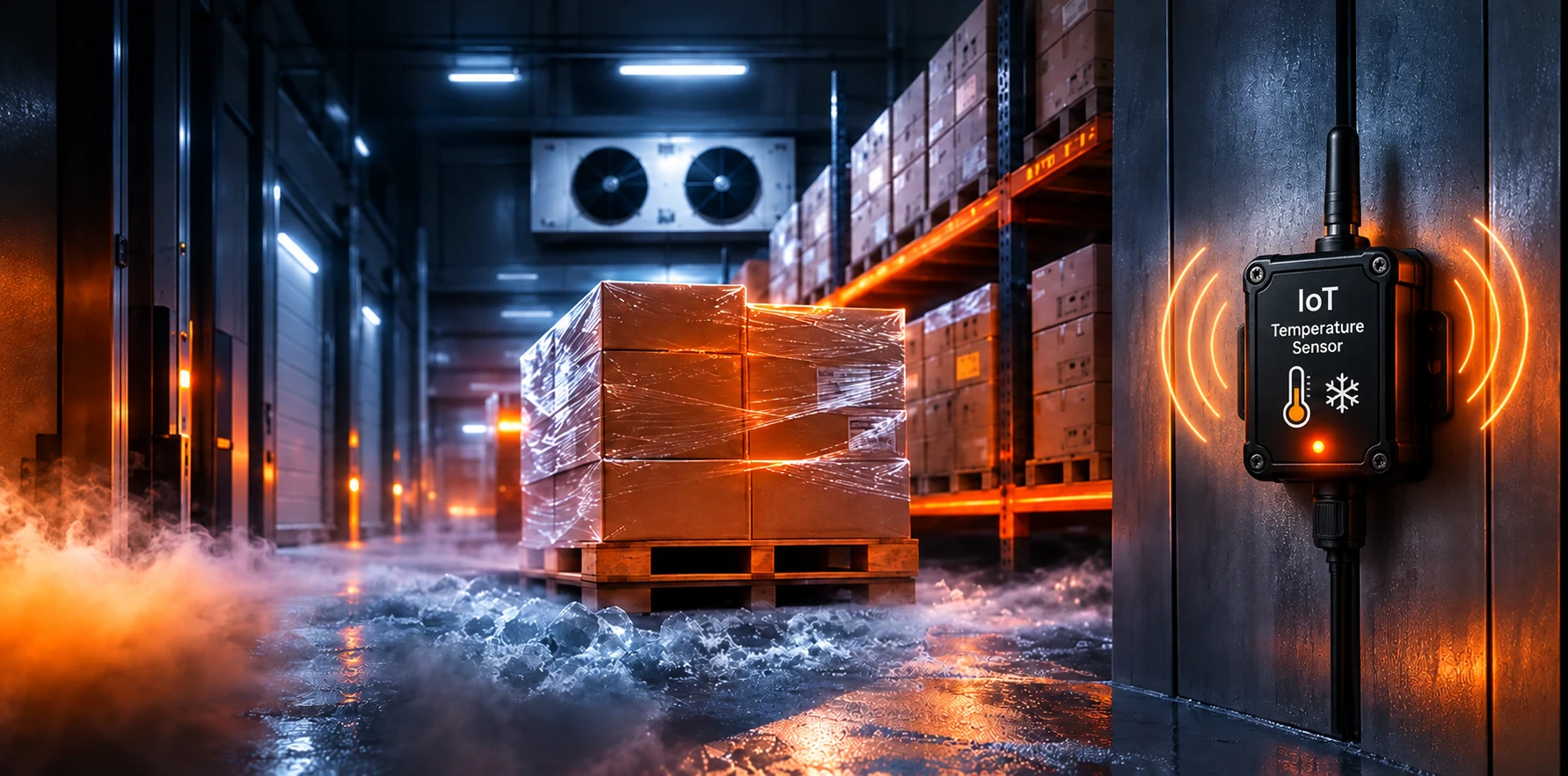 Temperature monitoring system for industrial and cold chain applications