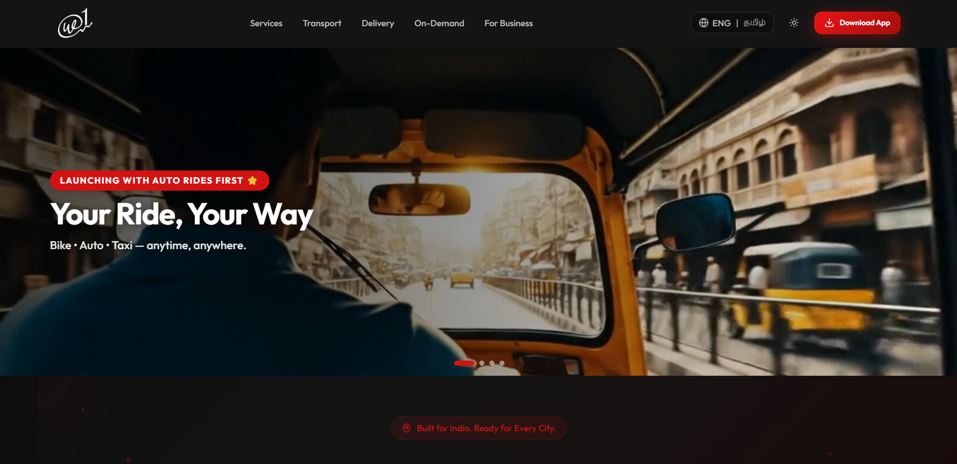 We1.app website