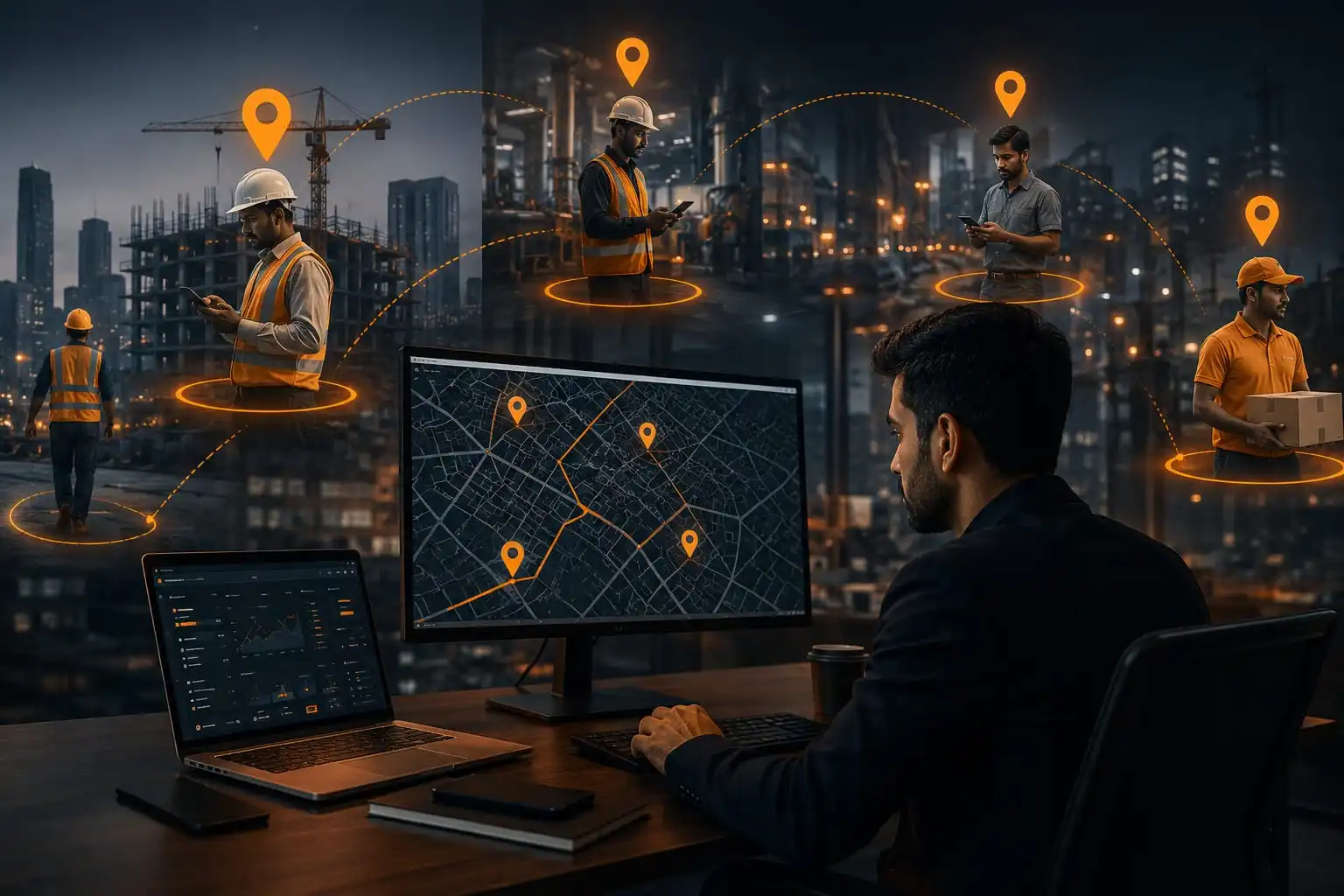 Workforce tracking software for intelligent field employee management